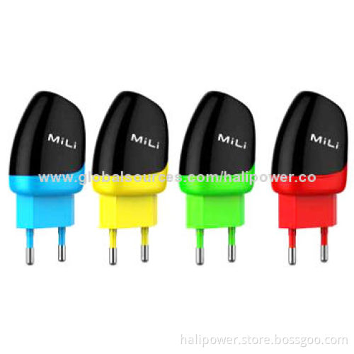 Dolphin dual USB outputs 5V/2.4A wall charger